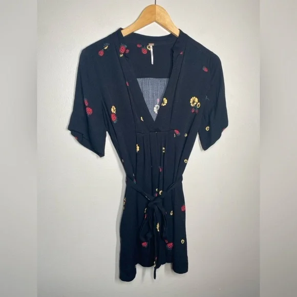 Free People Strawberry & Florals Mini Dress - Picture 3 of 5